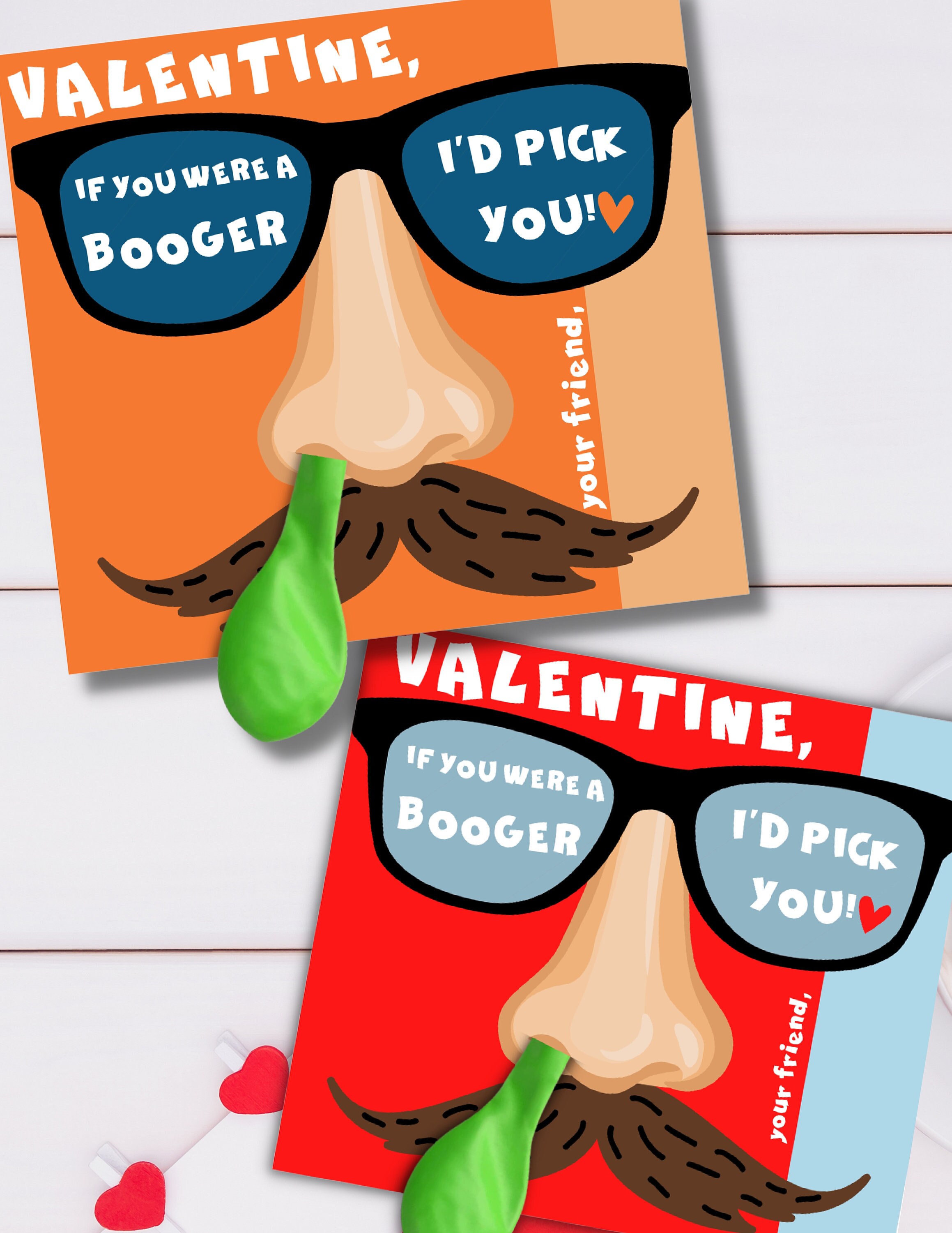 Funny Valentine Cards for Kids, Valentines for Classroom Friends. Id ...