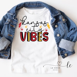 Camiseta retro de fútbol de Kansas City, camiseta vintage de Kansas City Vibes, camiseta de fútbol de Kansas City para niños pequeños, camiseta de fútbol de Kansas City para niños