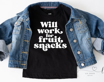 Funktioniert für Obst Snacks, Trendy Kleinkind Tee, Jungen Kleinkind Tee, Trendy Mädchen, Alltag Kleinkind, Kleinkind Leben, lustige Shirts