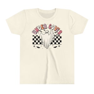 Under Cover Halloween TShirt for Kids, Cute Ghost Halloween Tee, Retro Halloween Shirt, Vintage Fall Shirt, Girls Halloween T-shirt,