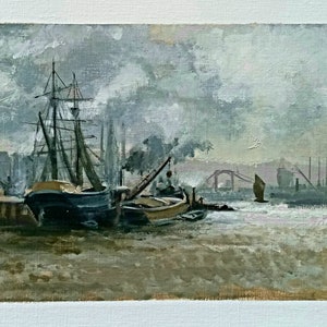 Studio principale di pittura "Porto di Rouen"