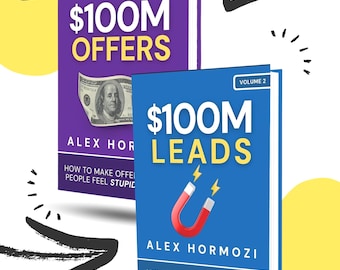 100M Offers and Leads Workbook, Alex Hormozi Summary instant download , English Books