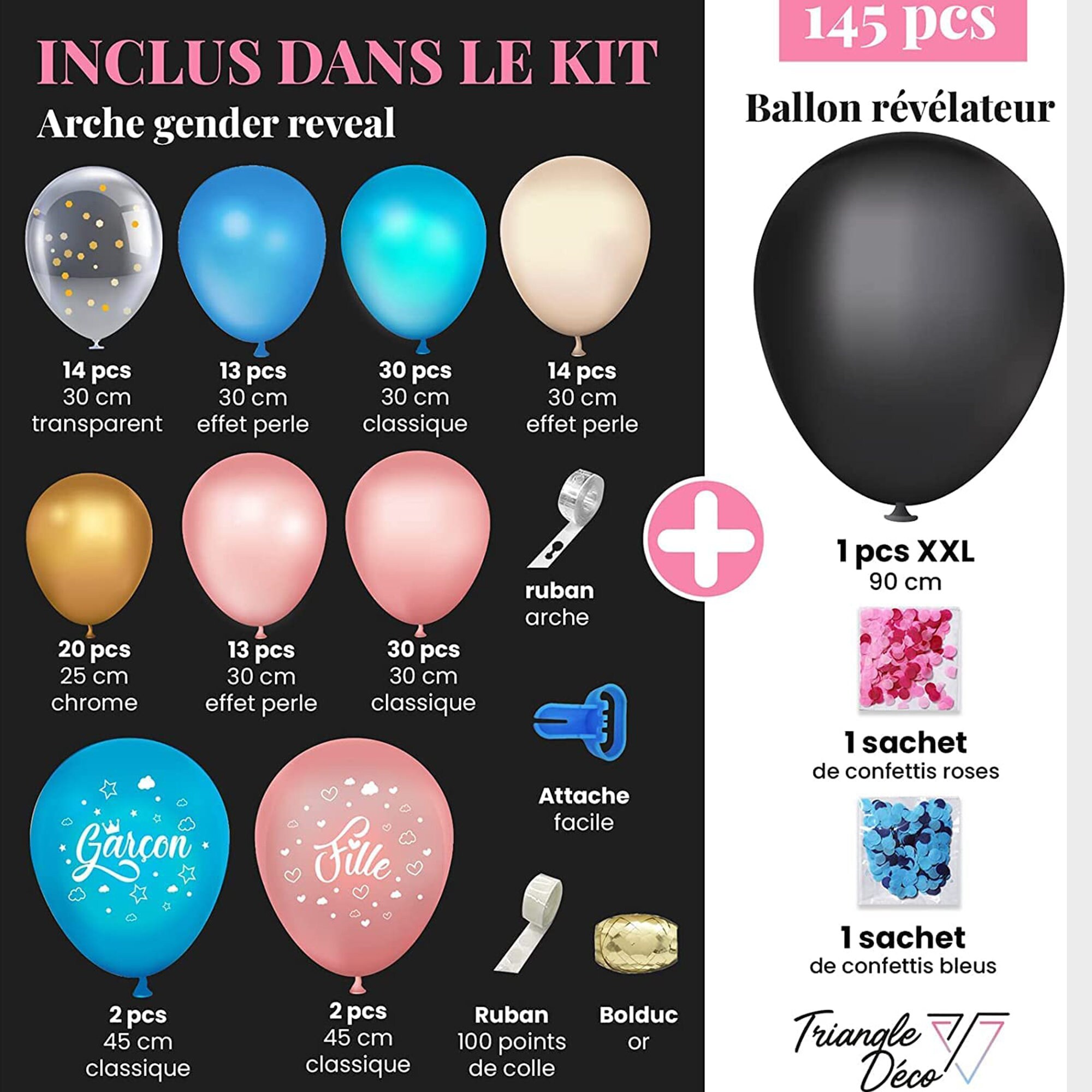 Kit gender reveal party Gender reveal vaisselle jetable Etsy France