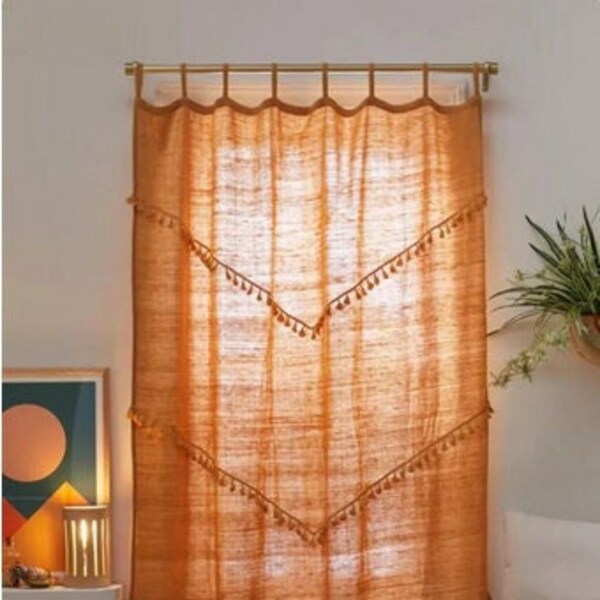Boho Curtains Etsy