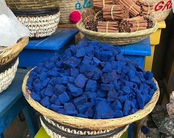 Polvo azul Nila marroquí puro: El secreto de belleza para la piel y el cabello