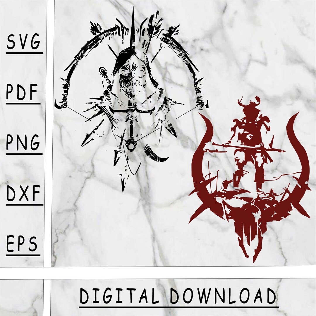 Diablo Rogue SVG, Diablo Rogue PNG, Diablo Rogue PDF, Eps, Dxf, Instant ...