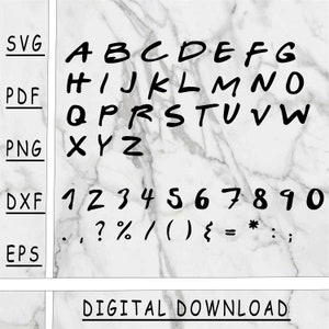 Friends Font SVG, Friends Font PNG, Friends Font EPS, Friends Font Tif, Digital download, instant download
