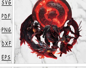 Dota 2 aegis SVG, Dota 2 aegis PNG, Dota 2 aegis DXF, Dota 2 aegis Pdf, instant download, digital product, cutfile, dota 2