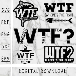 Wo ist der Fisch SVG Bundle #1, Wo ist der Fisch PNG, Wo ist der Fisch Dxf, Wo ist der Fisch Pdf, Wo ist der Fisch EPS, sofort Download