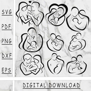 Family SVG, Family PNG, Family DXF, Family Pdf, instant download, digital product