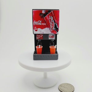 Miniature Soda Machine Dispenser Prop 1:12 Scale