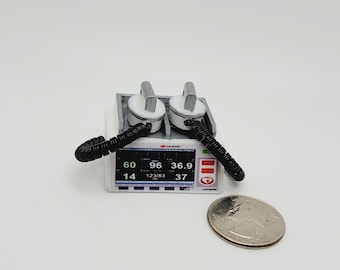 Dollhouse miniature MRI machine 1/12th scale Hospital Medical TOY Collectable Dollhouse miniature MRI machine 1/12th scale Hospital Medical TOY Collectable