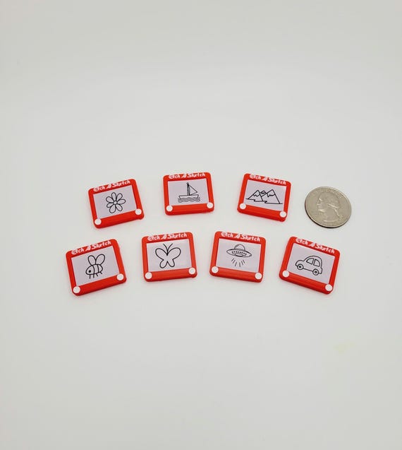 Dollhouse Etch A Sketch Miniature Toy