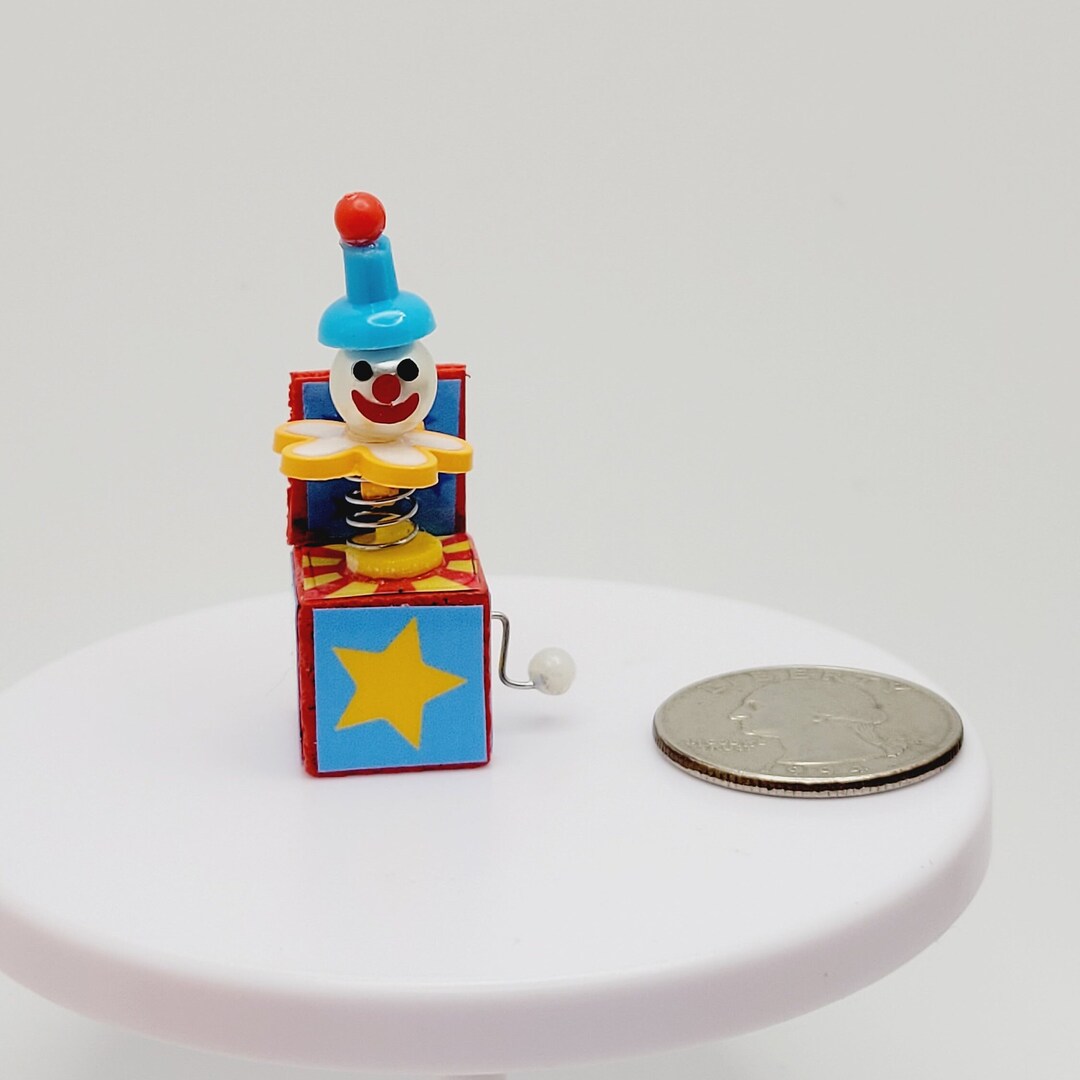 Miniature Jack in the Box/tiny Toys/dollhouses/collectibles Etsy