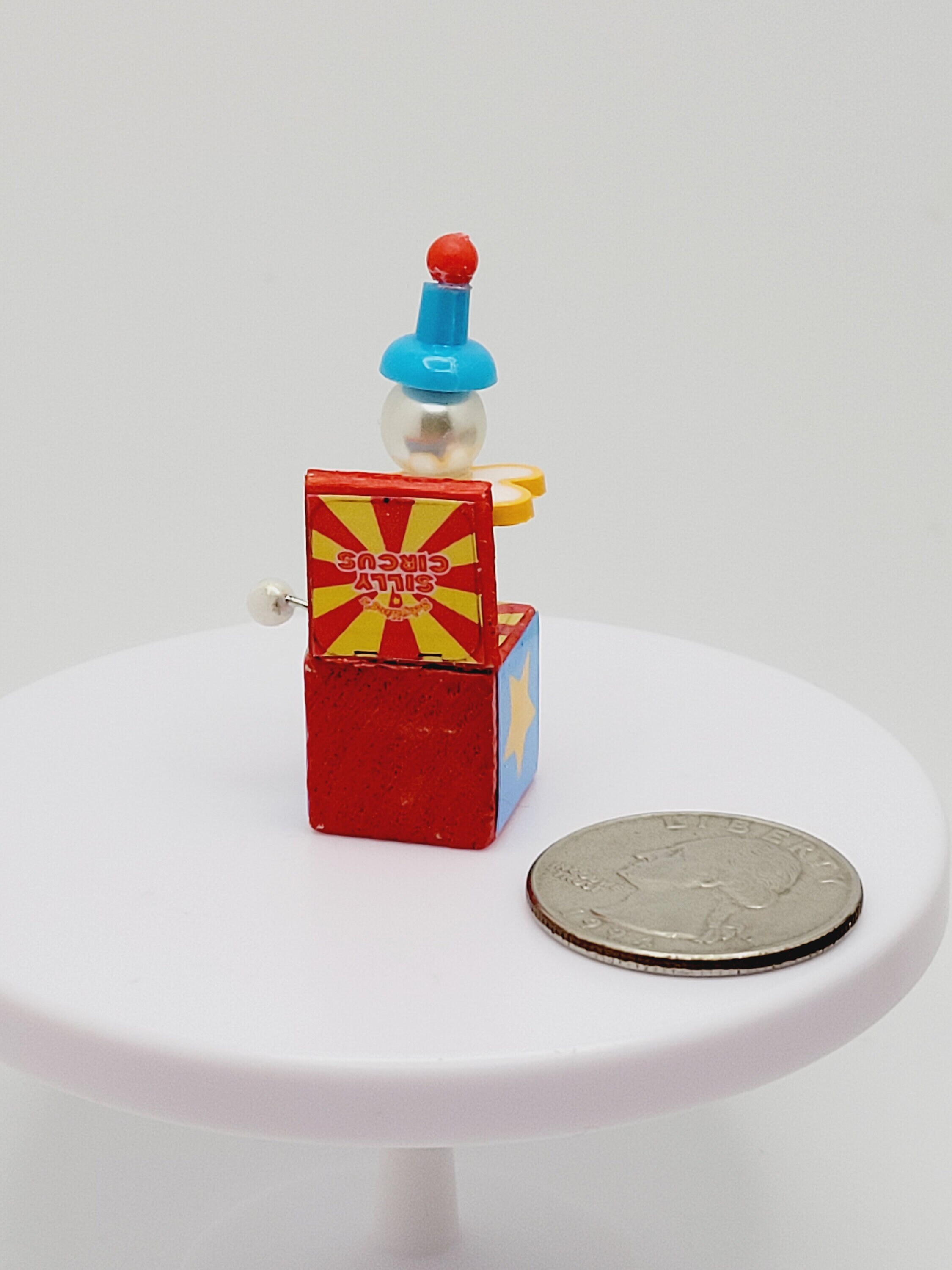 Miniature Jack in the Box/tiny Toys/dollhouses/collectibles Etsy