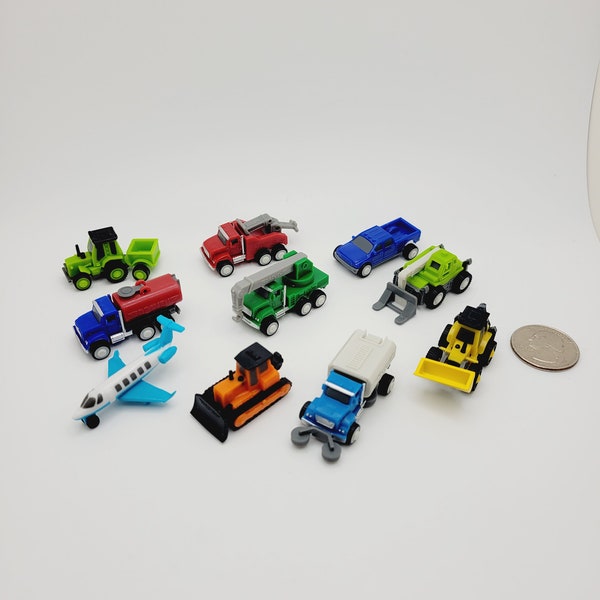 Miniature Construction Vehicles Tiny Toy Cars