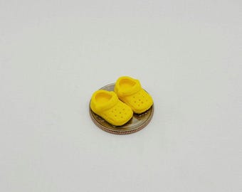 My Mini Baby Series 1 and 2 Croc Shoes Dollhouse Miniature Nursery Accessory