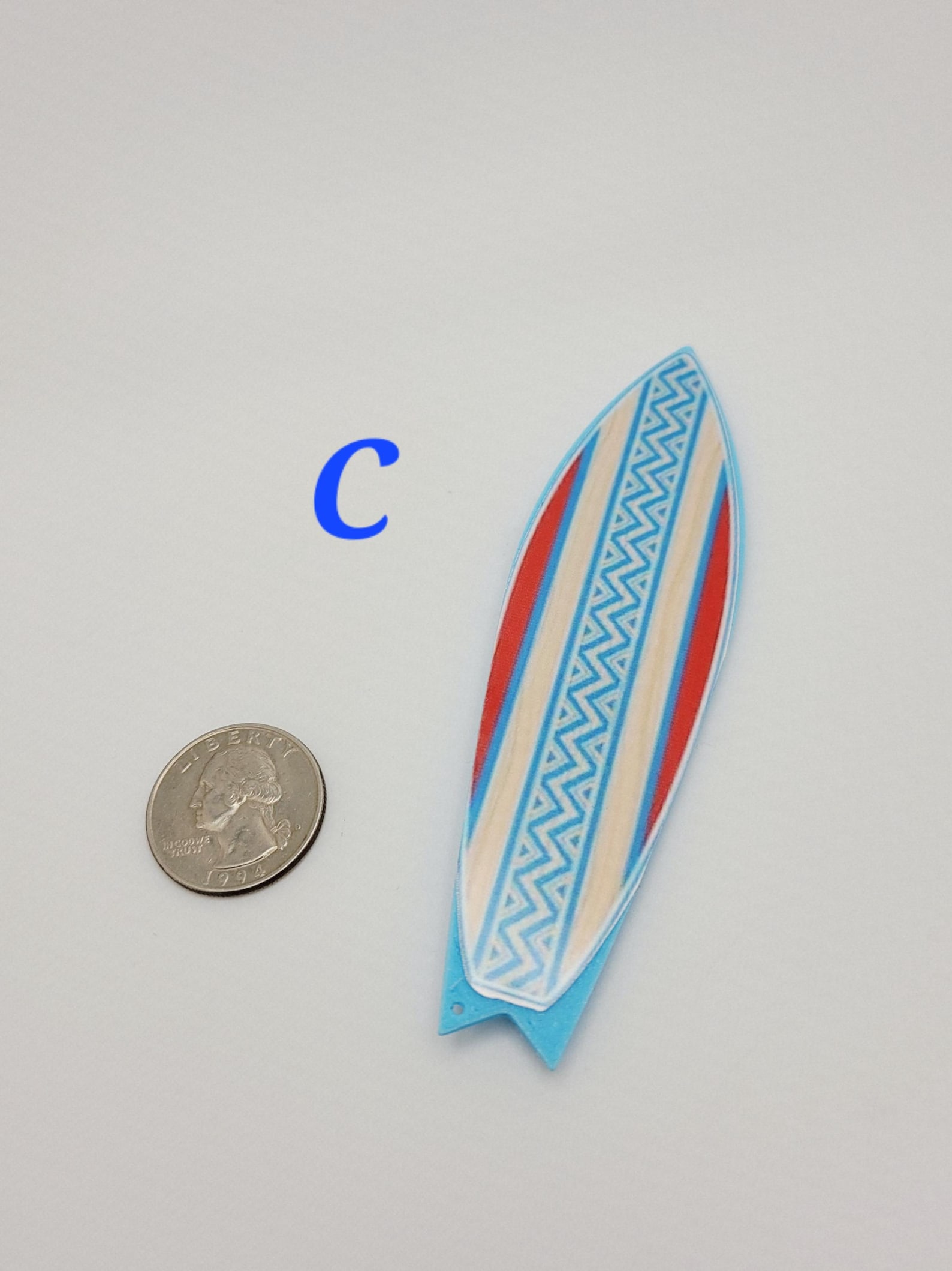 1:12 Scale Miniature Surfboard Tiny Summer Scenes - Etsy