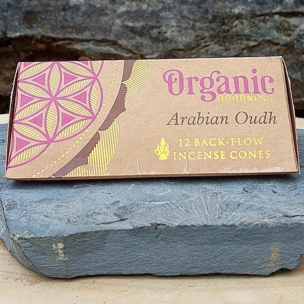 Rückfluss Räucherkegel Arabisches Oudh - Organic Goodness