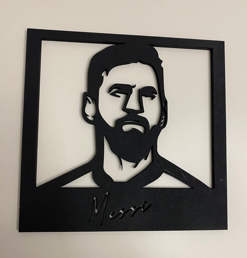 Lionel Messi Wall Art Football Wall Art Gift for Football Etsy