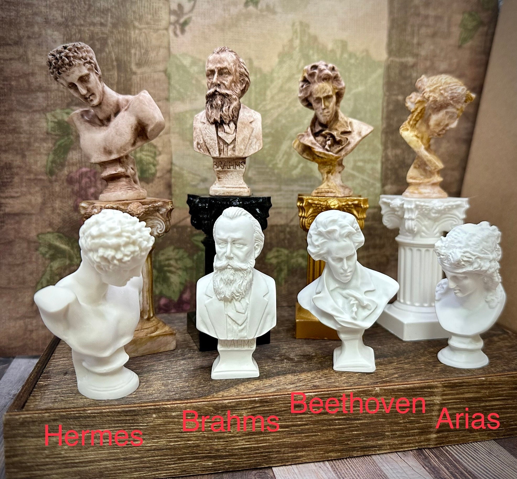 Different Scale Statues Example Multi-scale or 1:12 Statues and Busts Dollhouse Miniatures- Tiny ...
