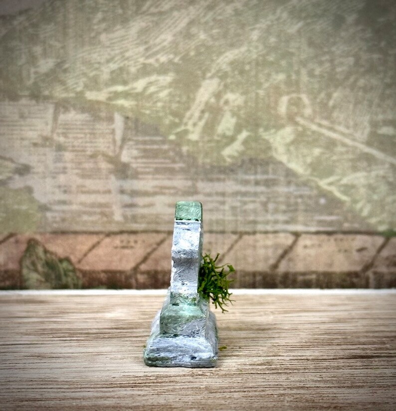 Multiscale Headstone Dollhouse Miniature Tiny Grave Marker Etsy