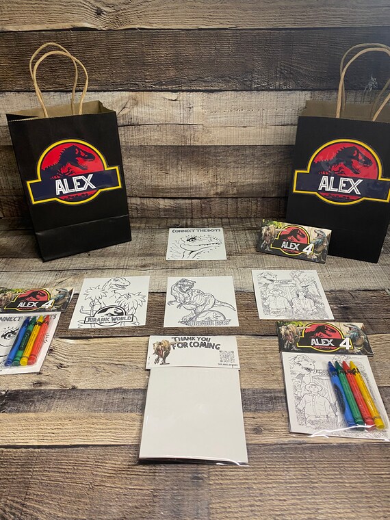 Jurassic Park /jurassic World Birthday Party Party Favors Etsy