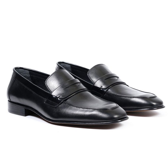 Patent leather shop loafers mens