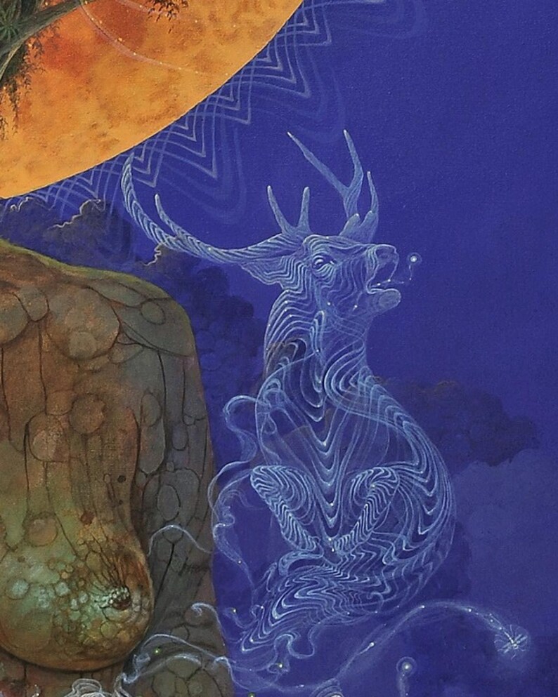 Love – Psychedelic Poster Print by Luis Tamani – Visionary Shamanic Art ...