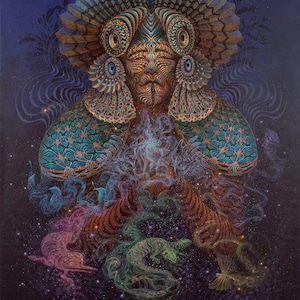 Mariri – Poster visionario di Luis Tamani – Arte spirituale mistica