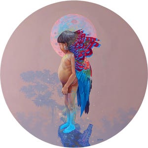 Confidence – Visionary Canvas Wall Art by Luis Tamani – Psychedelic Nature Print