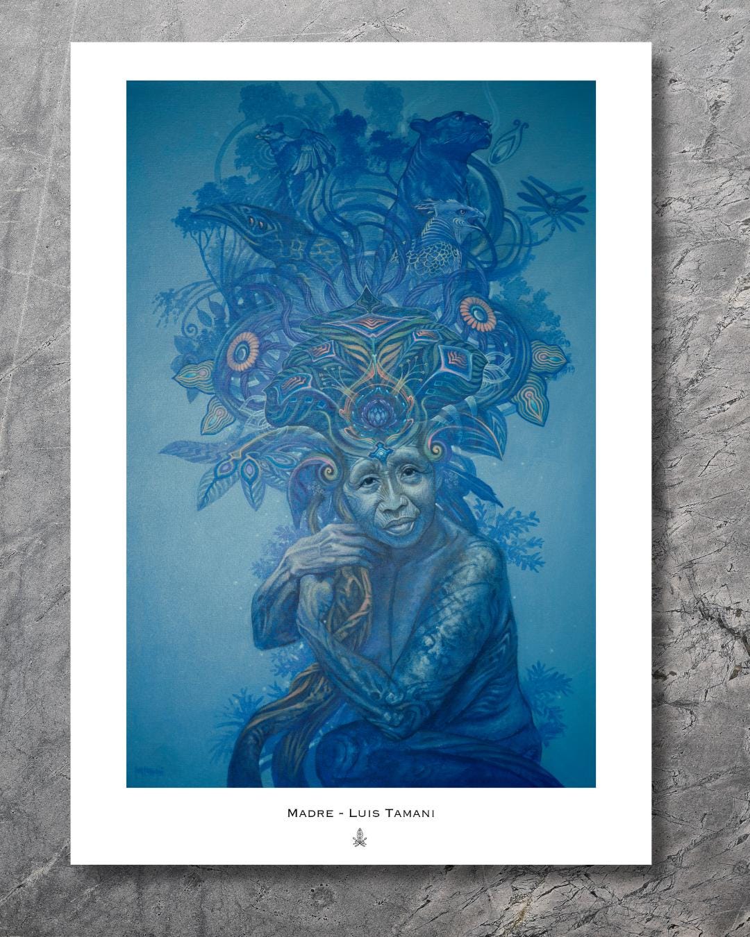 Mother – Psychedelic Poster Print by Luis Tamani – Visionary Shamanic ...