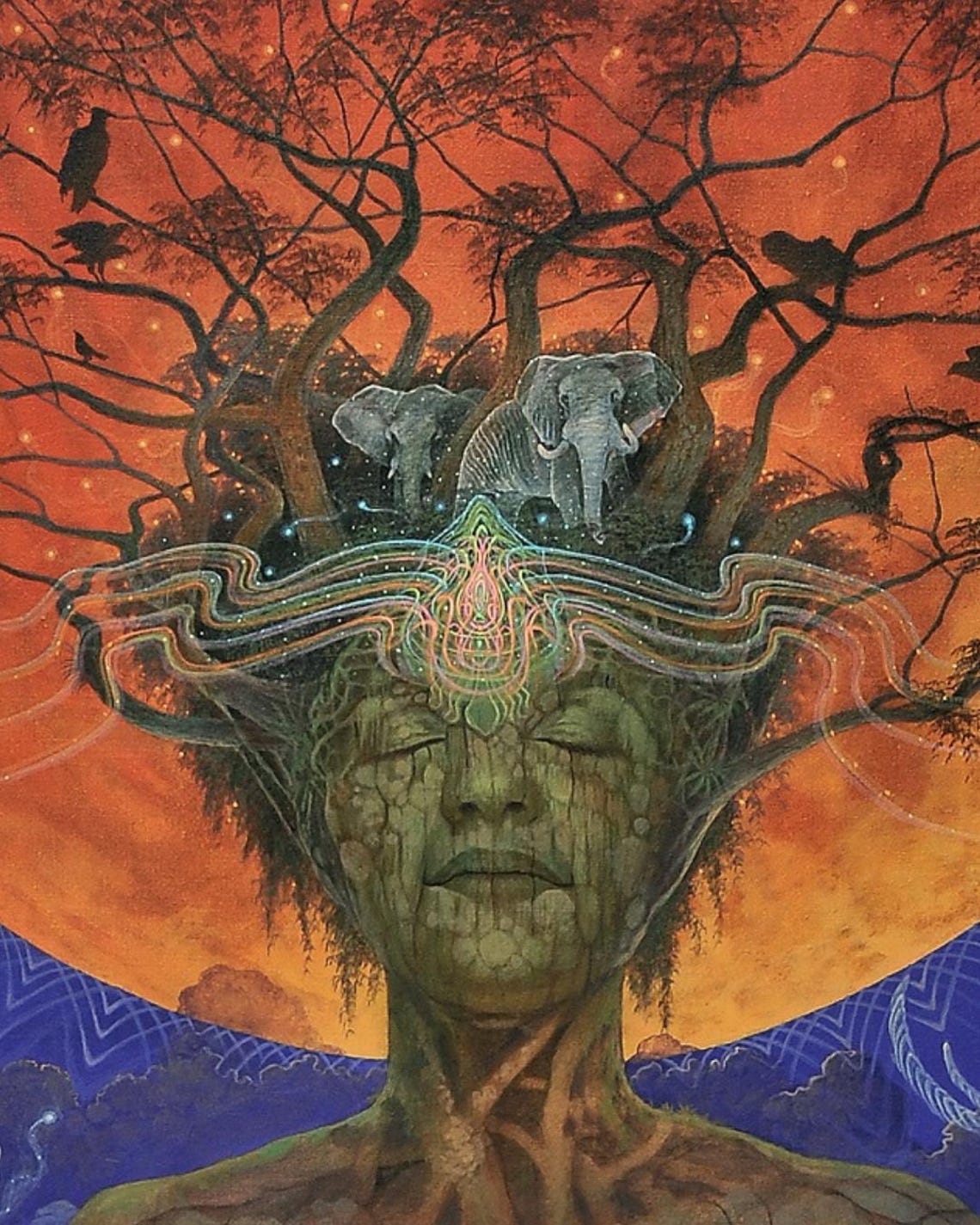 Love – Psychedelic Poster Print by Luis Tamani – Visionary Shamanic Art ...