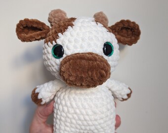 Crocheted Cow Plushie