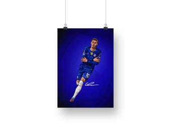 Cole Palmer, Chelsea FC, Illustrated Poster