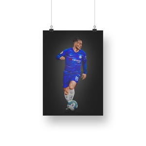 Eden Hazard, Chelsea Illustrated Poster