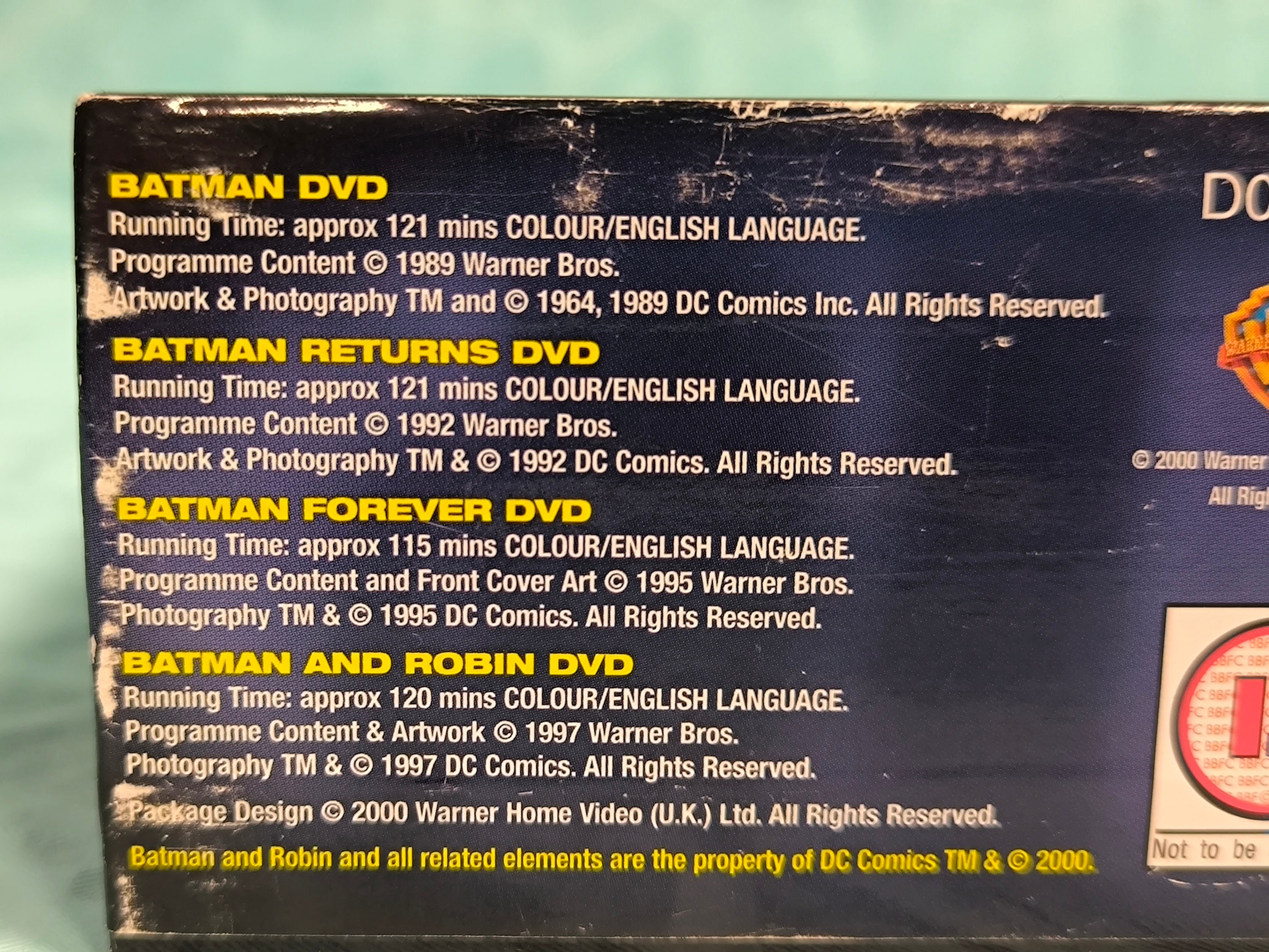 The Batman Collection Boxset DVD - Etsy