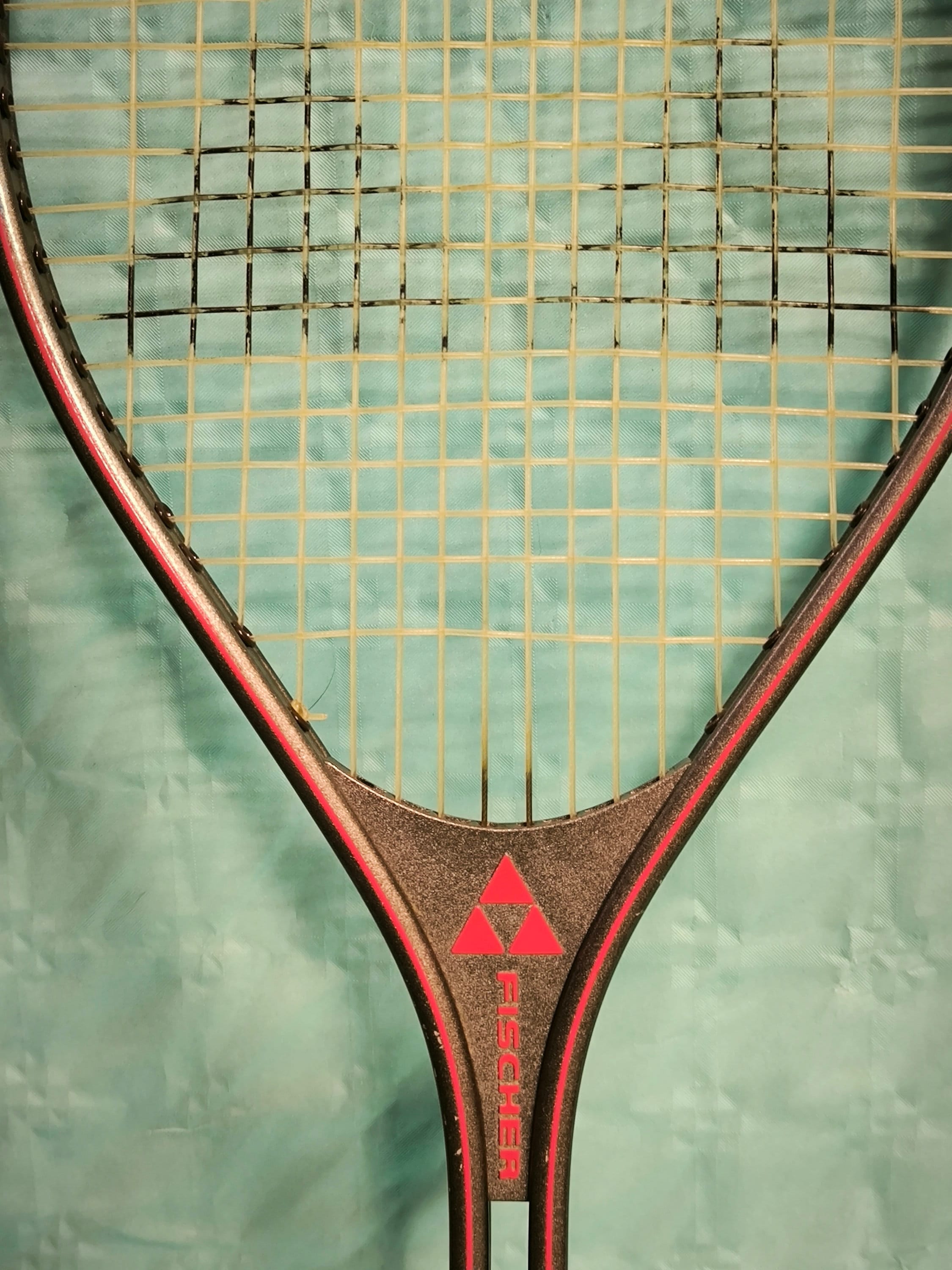 Raquette De Tennis Vintage Fischer Powerglass Mid - Fibre De Verre - Autriche