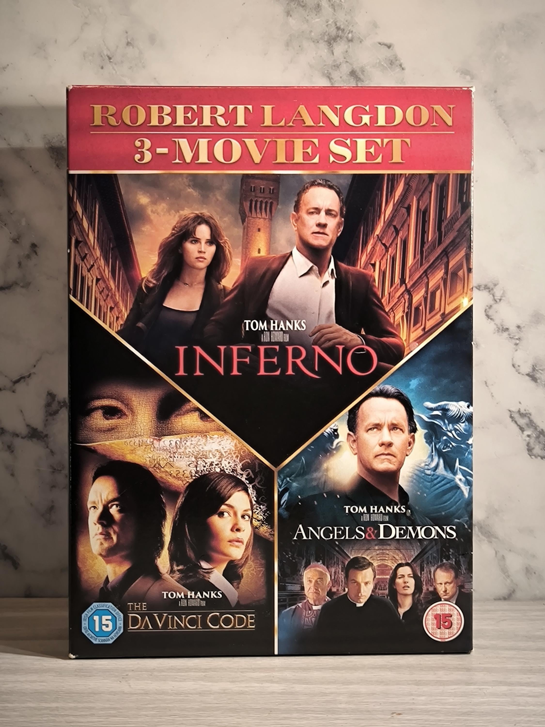 Inferno - the Davinci Code - Angles Demons Boxed Set Dvd - Etsy