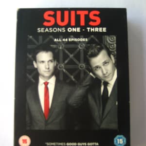 SUITS  Seasons One - Three  DVD PAL English