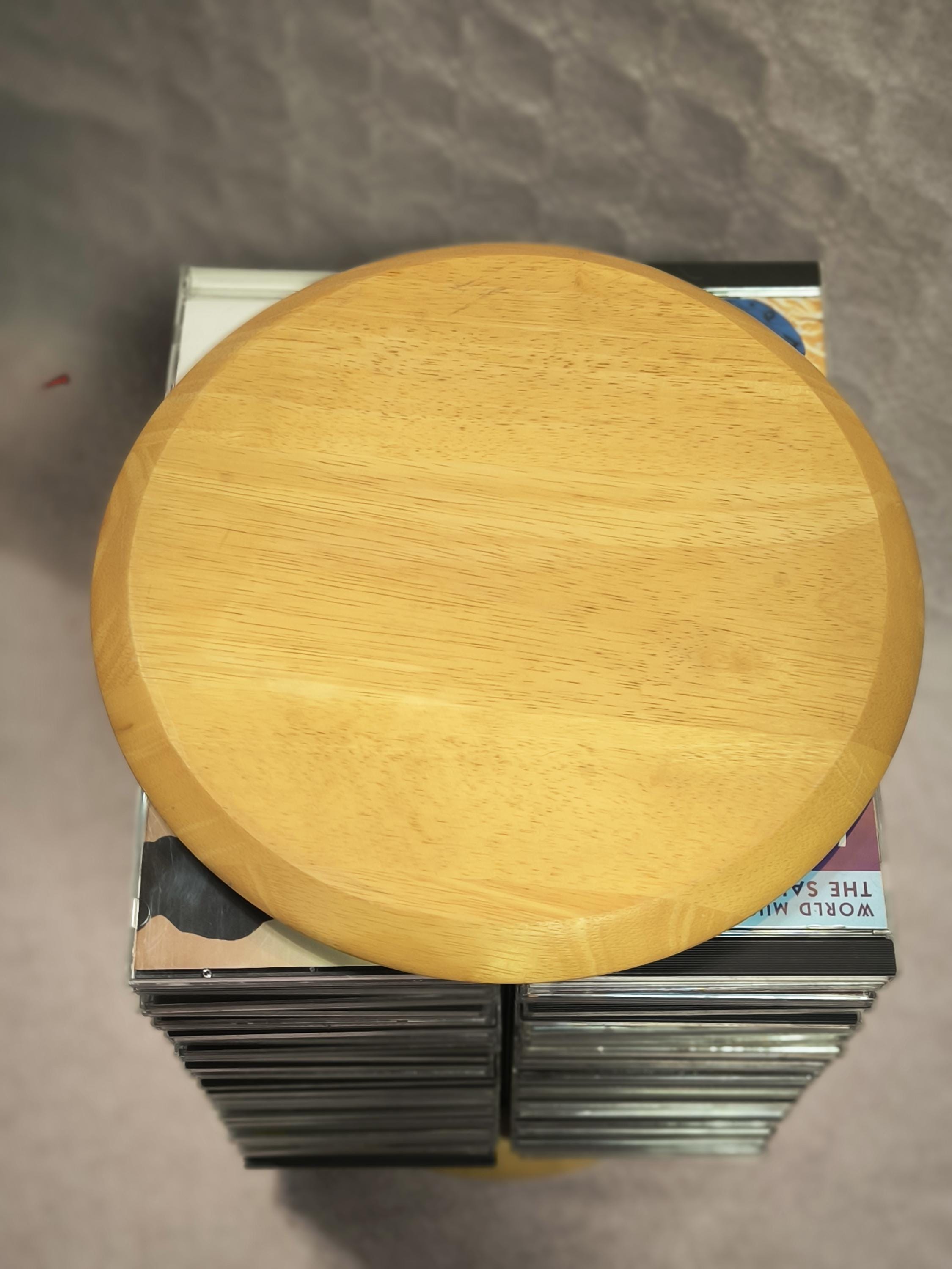 Vintage Compact Disc Storage Carousel Unit Wood - Etsy