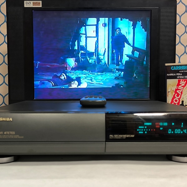 Video Cassette Recorder Toshiba V-761f Vintage Retro