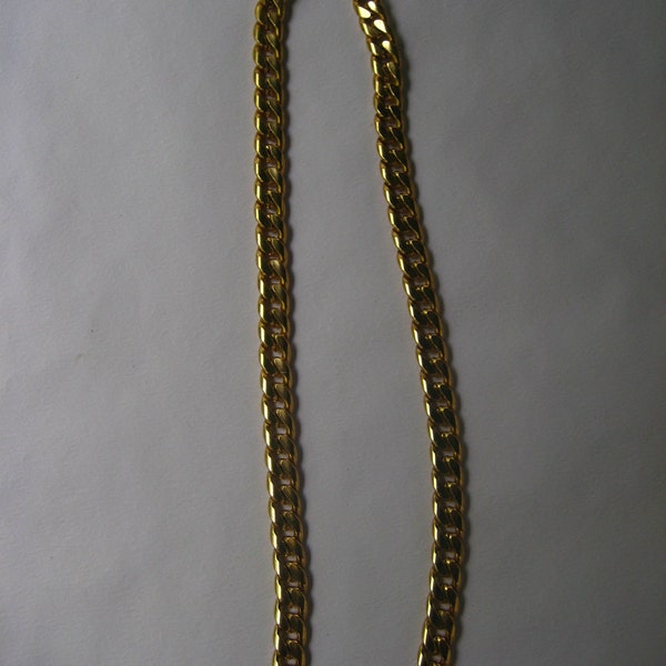 Gold Plated Gangster style thick link Chain