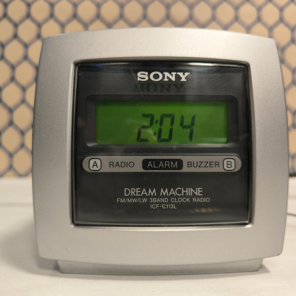 Radio Alarm Clock Sony