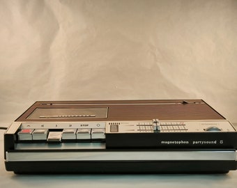 Vintage Telefunken Partysound S enregistreur à cassettes