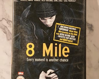 00s 8 Mile Eminem Movie Promo T-shirt. Vintage 2002 8 Mile Eminem