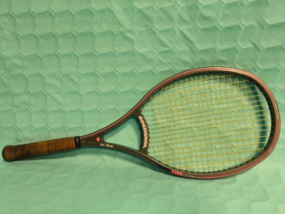 Vintage Rossignol F200 Carbon Matts Wilander Tennis Racket - Etsy