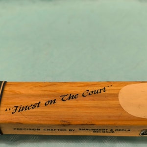 Raquette De Tennis Vintage Snauwaert Caravelle - Bois, Fabriquée En Belgique - Occasion