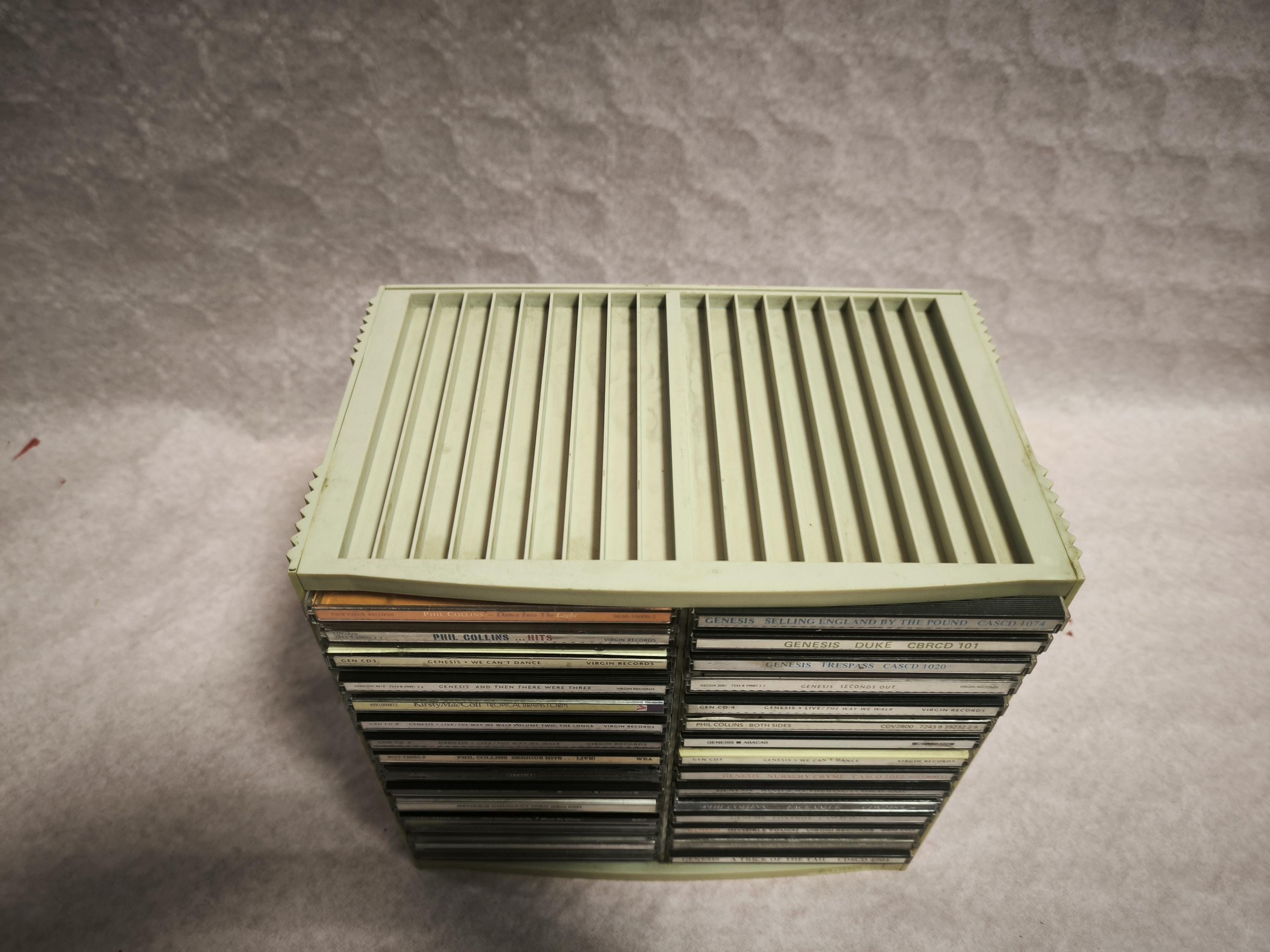 Compact Disc Collection Display Phil Collins and Genesis Compact Disc Collection 30 Discs - Etsy