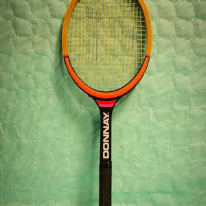 Vintage Donnay Tennis Racquet Allwood Borg JR - Etsy